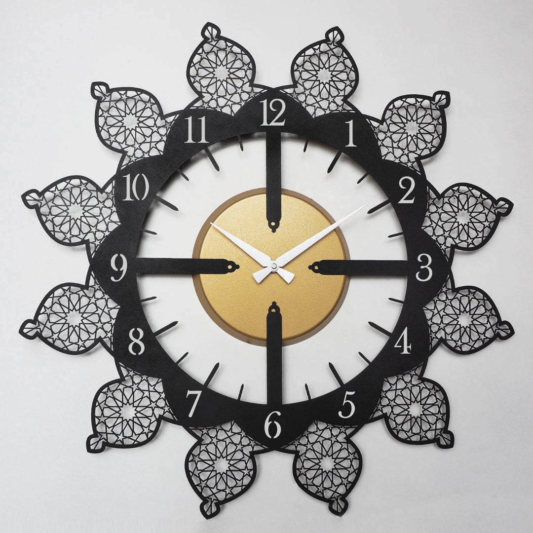 Beautiful Metal Wall Clock Golden